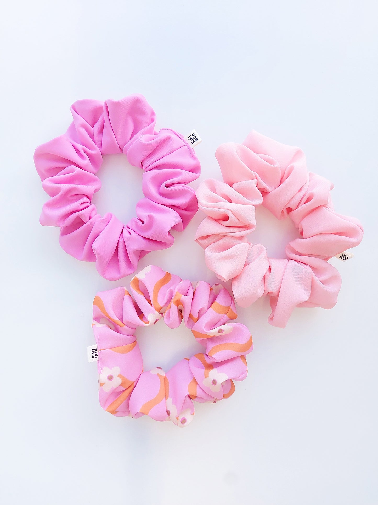 Scrunchie - Amaranth- Swim Fabric