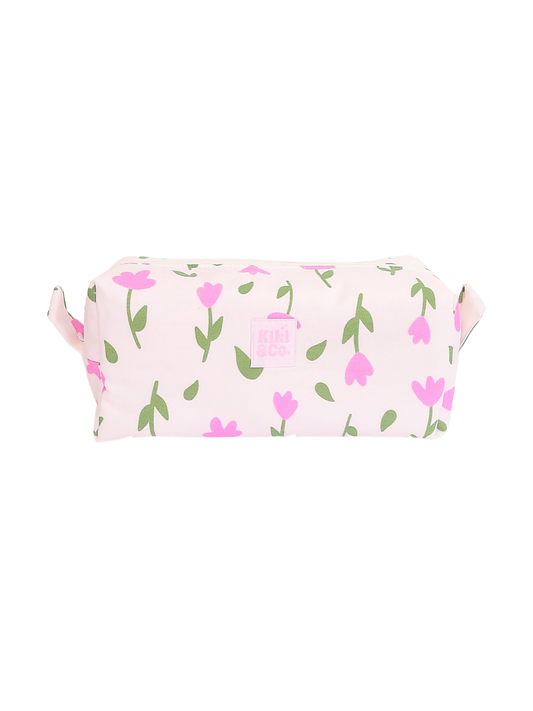 Quilted Makeup Bag- Lavender