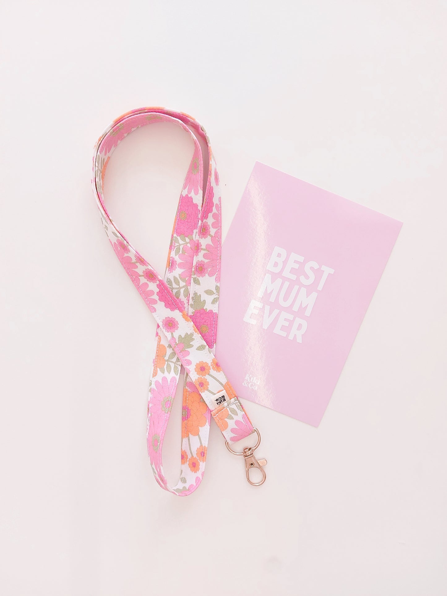 Handmade Lanyard - Vintage Floral