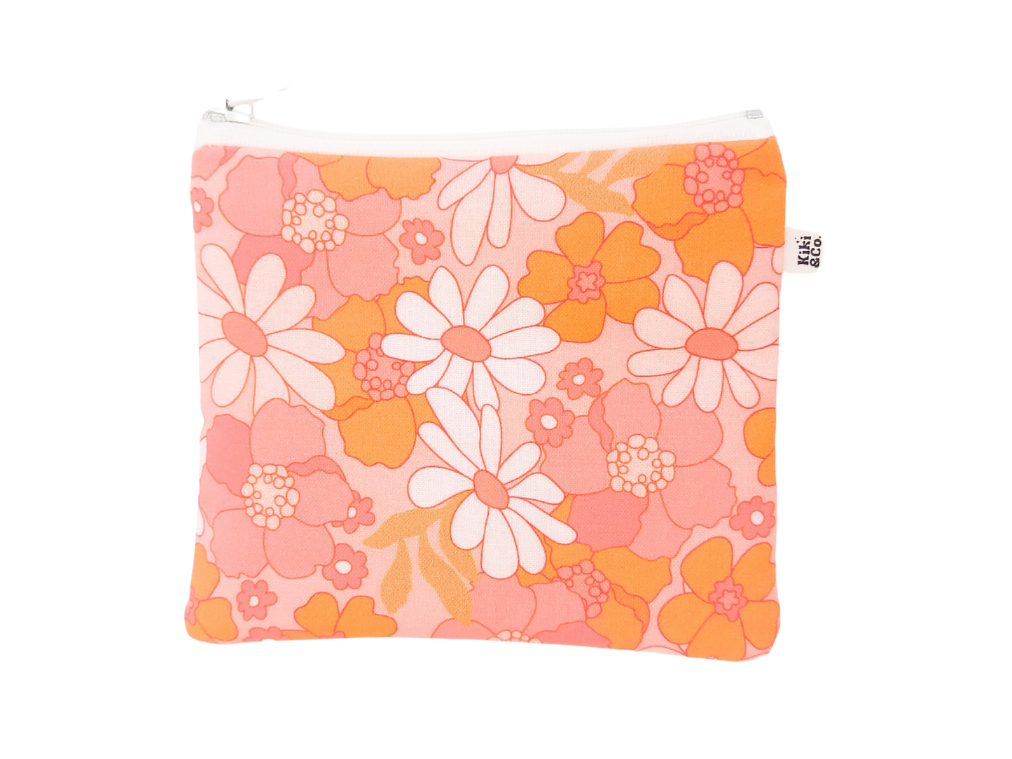 Mini Handbag Zipper  - Dahlia Floral